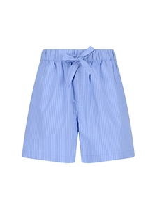 Pinstriped Drawstring Shorts