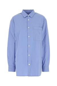 Tekla Poplin Oversized Pyjama Shirt