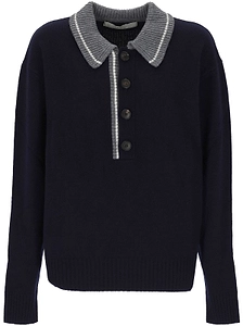 Tela Buttoned Knitted Jumper