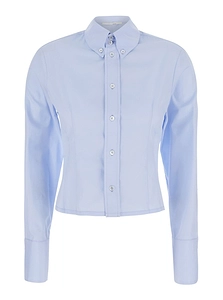 Tela Darma Fitted Button-Up Shirt