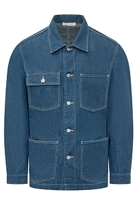 Tela Genova Patch Pocket Denim Jacket
