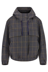 Niki Check Hooded Jacket