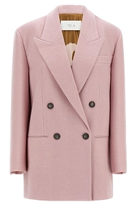 Nomade Herringbone Double-Breasted Blazer