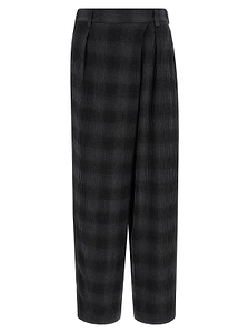 Tela Textured Check Balloon Pants