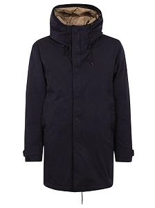 Ten C High Neck Core Quilted Parka