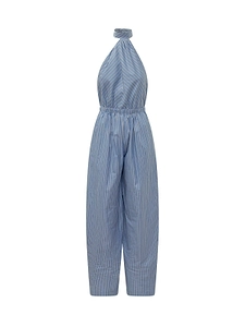 Amber Striped Halterneck Jumpsuit