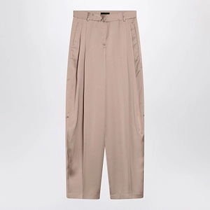 Pleated Wide-Leg Pants
