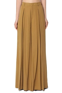 Pleated Wide Leg Pants