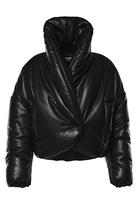 The Andamane Quilted Cropped Down Jacket