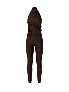 The Andamane Ruched Halterneck Jumpsuit