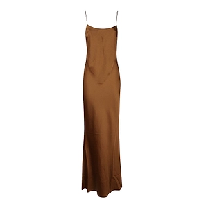 The Andamane Ruched Cut-Out Slip Dress
