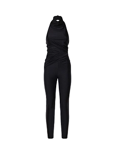 The Andamane Ruched Halterneck Jumpsuit