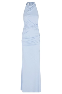 Stella Halted Neck Maxi Dress