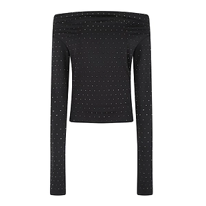 The Andamane Studded Off-Shoulder Top
