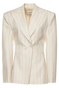 The Andamane Striped Single-Breasted Jacket