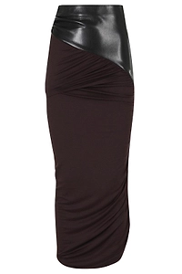 Ursula Draped Midi Skirt