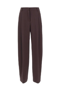 Tracy Pleated Wide-Leg Pants