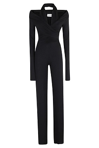 Yvonne Draped Neck Jumpsuit