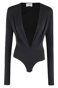 The Andamane Zelda Deep V-Neck Bodysuit