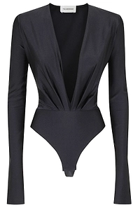 Zelda Deep V-Neck Bodysuit