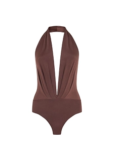Zendaya Draped Halter Bodysuit