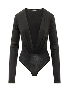 Zelda Deep V-Neck Bodysuit