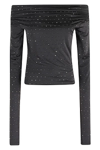 Zephyr Crystal-Embellished Top