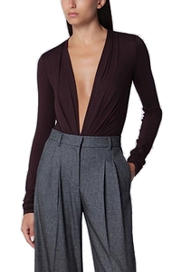 The Andamane Zelda Deep V-Neck Bodysuit
