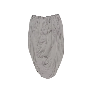 The Attico Asymmetric Hem Draped Mini Dress