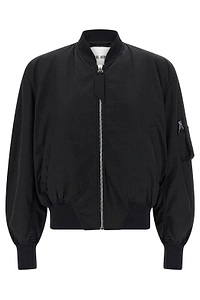 Anja Zip-Up Bomber Jacket