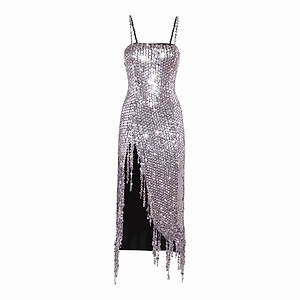 Avery Embellished Sleeveless Midi Dress