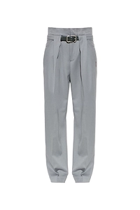 The Attico Belted Pleated Pants