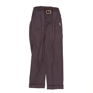 Belted Pleated Trousers