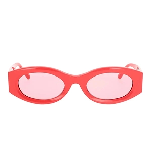 The Attico Berta Oval Frame Sunglasses