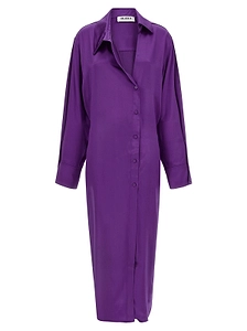 The Attico Chemisier Button-Up Long-Sleeved Dress