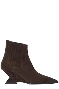 The Attico Cheope Sculptural Heel Ankle Boots