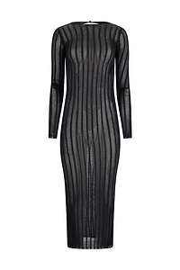 The Attico Crewneck Long Dress