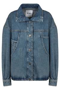 The Attico Denim Bomber Jacket