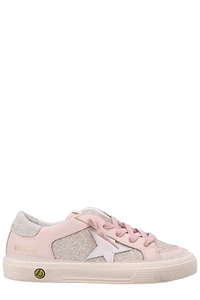 Golden Goose Kids May Glitter Low-Top Sneakers
