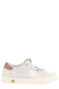Golden Goose Kids May Star-Patch Lace-Up Sneakers