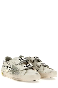 Golden Goose Kids Old School Touch Strap Sneakers