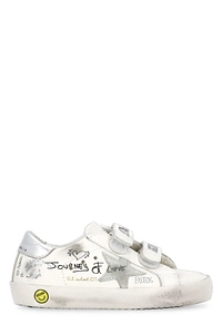 Golden Goose Kids Old School Touch Strap Sneakers