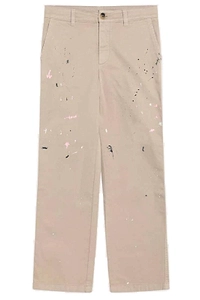 Golden Goose Kids Paint-Splatter Straight Leg Trousers