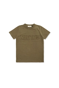 Golden Goose Kids Raised Logo Crewneck T-Shirt
