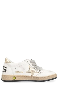 Golden Goose Kids Round Toe Lace-Up Sneakers