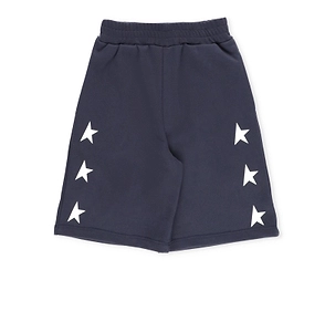 Golden Goose Kids Star Printed Bermuda Shorts
