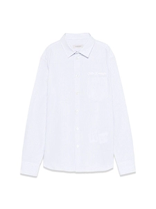 Golden Goose Kids Striped Embroidered Shirt