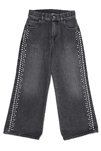 Golden Goose Kids Wide Leg Jeans