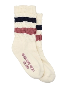 Golden Goose Kids Stripe-Detailed Ankle-Length Socks