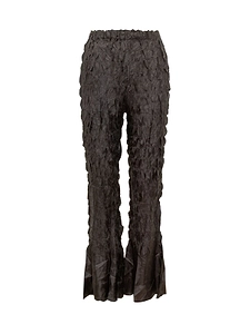 Gongdid Design Elasticated Waist Ruffled Trousers